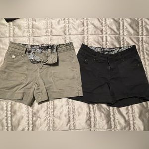 Army green and Black short size 4